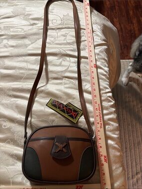 JACKSON Brown and Dark Brown Crossbody Bag